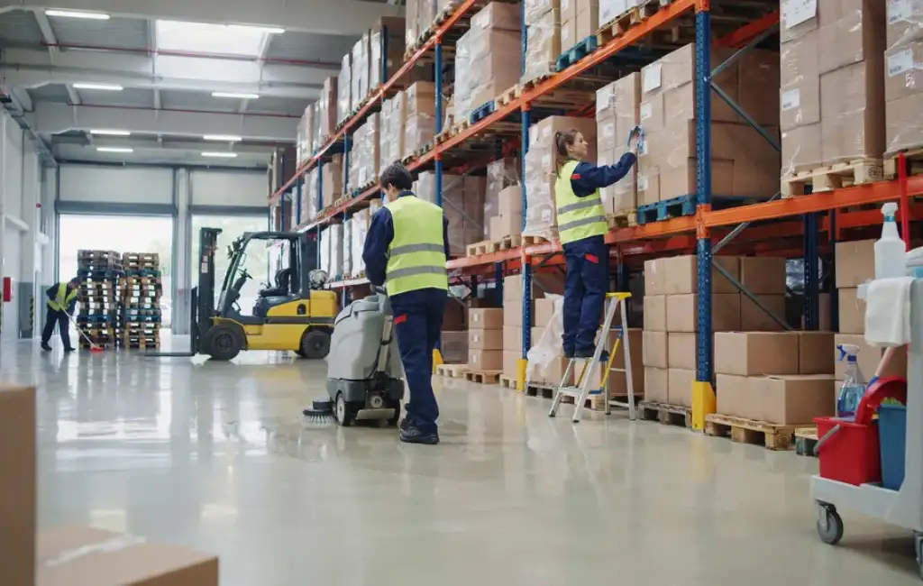 warehouse cleaning